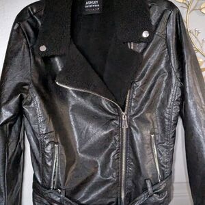 Ashley By 26 International Women's Black Bomber  Jacket.